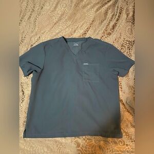 Men’s Jaanuu Black Scrub Top 1X